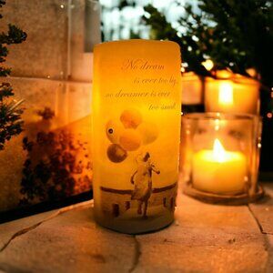 Candle Impressions Dream Sentiments Flameless Candle with Timer and Gift…